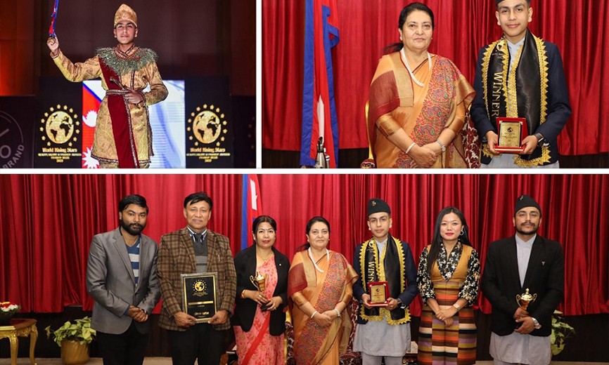 नेपालका बाल गायक प्रसुन जंग पोखरेललाई जर्जियामा वर्ल्ड राइजिङ स्टारको उपाधि